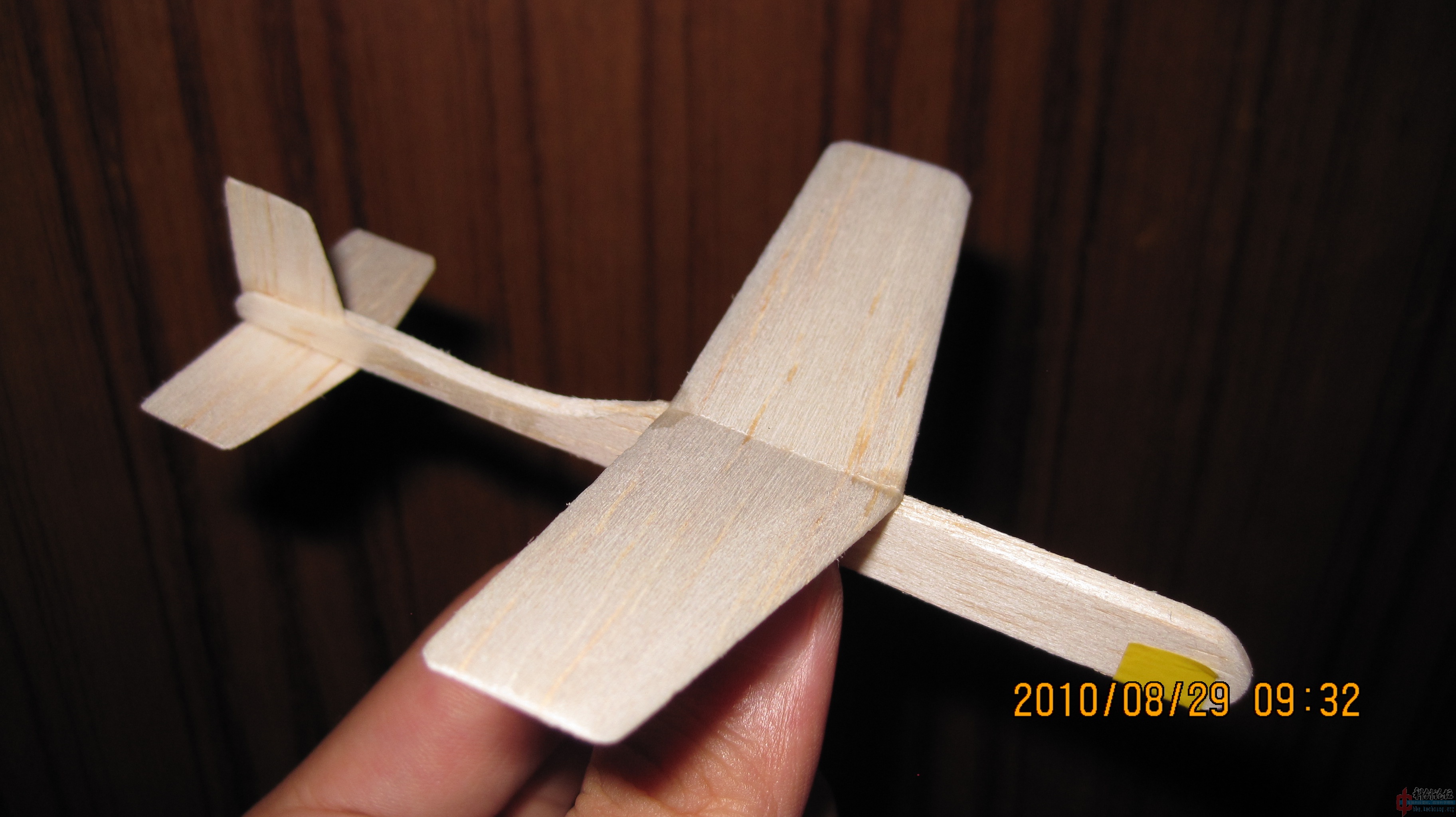 微型全轻木手掷弹射模型飞机